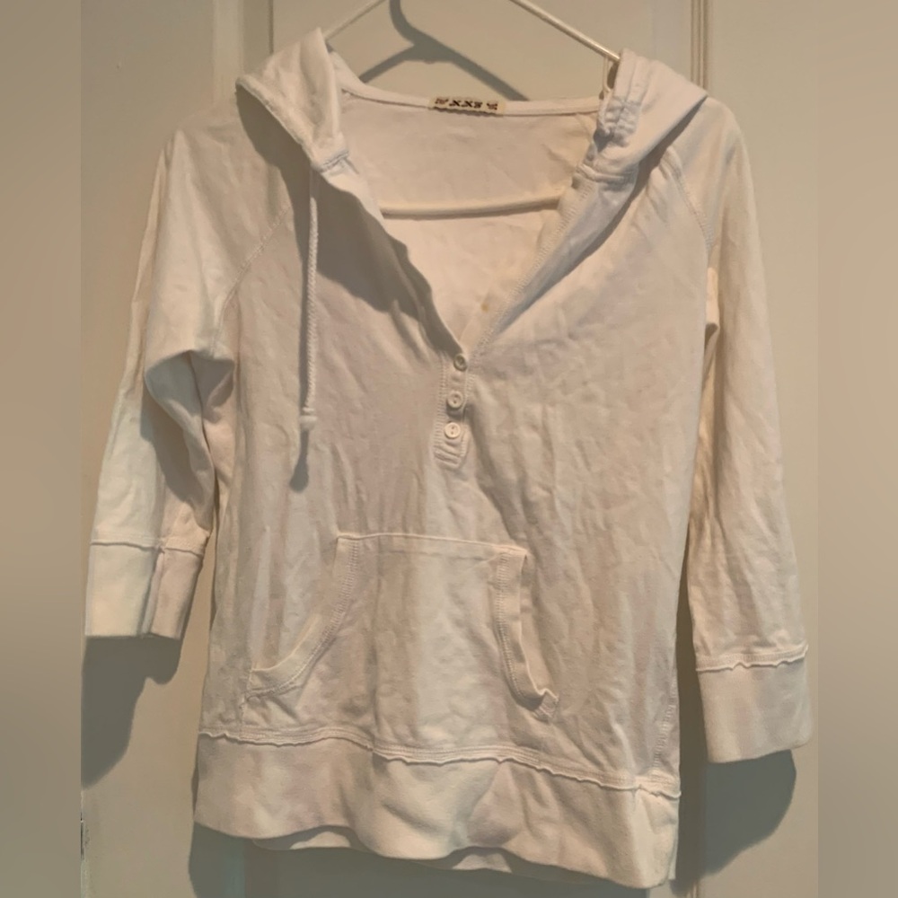 Vintage Forever 21 white hoodie - Picture 1 of 2